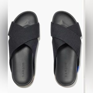 Rothy's Weekend Slide Black